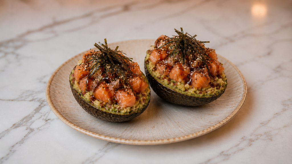 AGUACATES RELLENOS DE SALMÓN